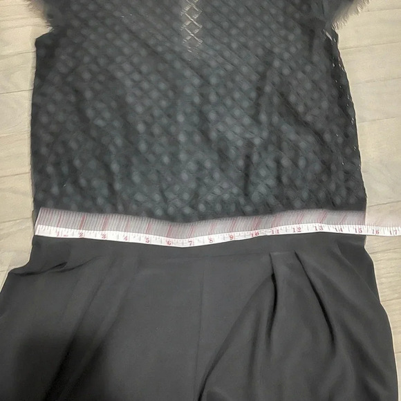 NWT! Julia Jordan Boston Proper Black Lace Wide Leg Jumpsuit. Size 8 - Picture 13 of 15